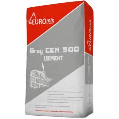 Цемент Euromix Grey Cem M-500 40 кг