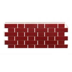Фасадная панель Fineber Файнбер Standart Кирпич облицовочный Britt красный 1130/1072х463 мм