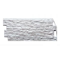 Фасадная панель Fineber Файнбер Standart Скала Мелованная белая 1090/984х460 мм