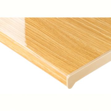 Подоконник Меллер (Moller) LD-S 30 Светлый дуб Глянцевый, ширина 500 мм, 1000 мм