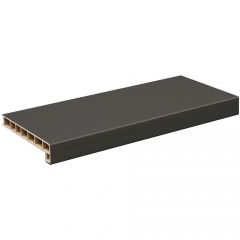 Подоконник Мёллер LD 40 Серый Матовый (Clean Touch), ширина 450 мм, 1000 мм (1 м.п.- 1 уп.)