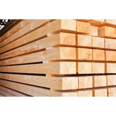 Брус строганый хвоя 90x190x6000 мм естеств. влажность 1 м3