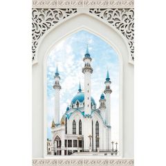 Панель ПВХ 3D Акватон Novita 250 Мечеть 2 узор 2700х250х9 мм