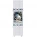 Панель ПВХ 3D эффект мерцания Акватон Novita 250 Зимняя сказка сова узор 2700х250х9 мм