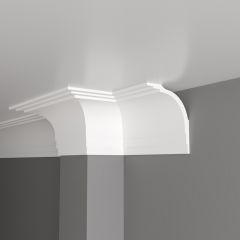 Карниз Decor-Dizayn (Декор-Дизайн) 2000х170х125 мм Белый (DD511)