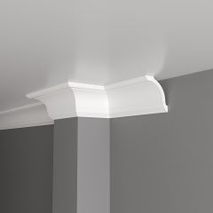 Карниз Decor-Dizayn (Декор-Дизайн) 2000х97х84 мм Белый (DD08)