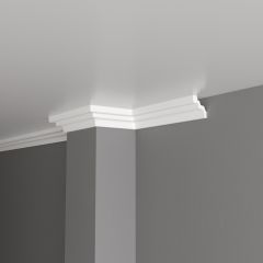 Карниз Decor-Dizayn (Декор-Дизайн) 2000х42х49 мм Белый (DD39)
