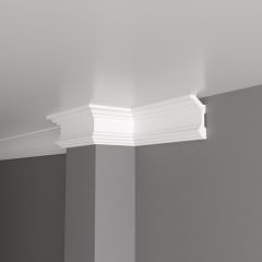 Карниз Decor-Dizayn (Декор-Дизайн) 2000х100х50 мм Белый (DD503)