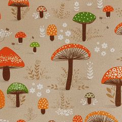 Обои виниловые YIEN Happy Child Мотив мухоморы на бежев.фоне 10х1,06 м (37013-2)