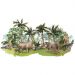 Обои виниловые на флизелине Design Studio 3D Животный Мир Животные на фоне гор в тропиках Бесшовная Фреска Ultra (NKID-026)