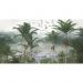 Обои виниловые на флизелине Design Studio 3D Джунгли Озеро в тропиках Бесшовная Фреска Гранд (DJ-015)