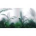 Обои виниловые на флизелине Design Studio 3D За стеклом Тропические листья в тумане Гладкий песок (TG-009)