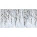 Обои виниловые на флизелине Design Studio 3D Нежность Ниспадающие стебли на голубом Натуральный холст (NJ-010)