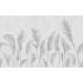 Обои виниловые на флизелине Design Studio 3D Нежность Художственные колосья в серых тонах Гладкий песок (NJ-029)