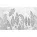 Обои виниловые на флизелине Design Studio 3D Нежность Акварельные колосья в серых тонах Натуральный холст (NJ-039)