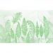 Обои виниловые на флизелине Design Studio 3D Нежность Акварельные колосья в зелёных тонах Бесшовная Фреска Гранд (NJ-040)