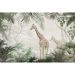 Обои виниловые на флизелине Design Studio 3D Саванна Жирафы между листьев Гладкий песок (SVN-003)
