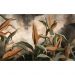 Обои виниловые на флизелине Design Studio 3D Avangard Букет тропических цветов Натуральный холст (AVG-006)