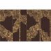 Обои виниловые на флизелине Design Studio 3D Line Style Линии золотой геометрии в бордовых тонах Бесшовная Фреска Ultra (LST-013)