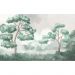 Обои виниловые на флизелине Design Studio 3D Picturesque Художественные деревья в нежно зелёных тонах Натуральный холст (PRS-001)
