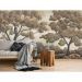 Обои виниловые на флизелине Design Studio 3D Picturesque Деревья в светло-коричневых тонах Гладкий песок (PRS-004)