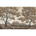 Обои виниловые на флизелине Design Studio 3D Picturesque Деревья в светло-коричневых тонах Натуральный холст (PRS-004)