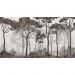 Обои виниловые на флизелине Design Studio 3D Picturesque Молодой лиственный лес в тёмных тонах Бесшовная Фреска Гранд (PRS-011)