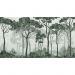 Обои виниловые на флизелине Design Studio 3D Picturesque Молодой лиственный лес в зелёных тонах Бесшовная Фреска Classic (PRS-012)