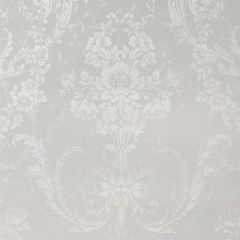 Обои флизелиновые Wiganford (Виганфорд) LIANNA Leeds Мотив дамаск с цветами светло-серый 10,05х1,06 м (N55646)