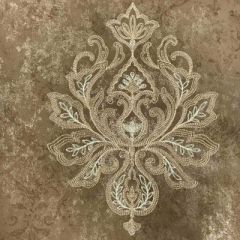 Обои флизелиновые Wiganford Melange Дамаск на штукатурке коричн. 10,05х0,53 м (XSS0605)