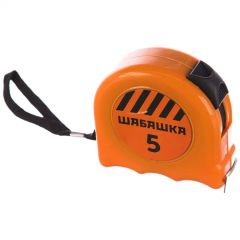 Рулетка Шабашка (Shabashka) с фиксатором 5 м х 19 мм (020-0519)