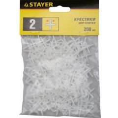 Крестики для кафеля Stayer 2 мм (3380-2) 200 шт.