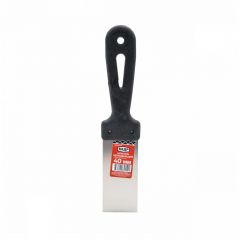 Шпатель Кедр (Cedr) нержавеющая сталь пластиковая ручка 40 мм (040-0040)