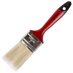 Кисть плоская Кедр (Cedr) № 2/50 мм искуственная щетина пластмассовая ручка (046-1520)