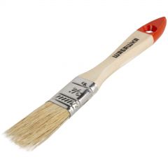 Кисть плоская Шабашка (Shabashka) № 0,75/20 мм натуральная щетина дереванная ручка (108-3834)
