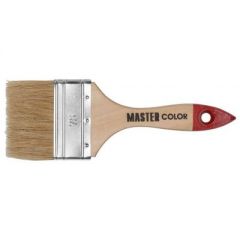 Кисть флейцевая Master Color 75 мм натуральная щетина лакированная ручка (30-0015)