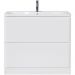 База под раковину напольная BelBagno Albano с двумя выкатными ящиками Bianco Lucido 1000x450x810 ALBANO-1000-2C-PIA-BL