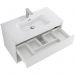 База под раковину подвесная BelBagno (Бельбагно) KRAFT с одним выкатным ящиком с фрез. ручкой по длине фасада и с одной откр.полкой Bianco Op. 900x460x500 KRAFT-900-1C-SO-BO