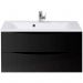 База под раковину подвесная BelBagno (Бельбагно) MARINO с двумя выкатными ящиками Nero Lucido 900x450x500 MARINO-900-2C-SO-NL-P