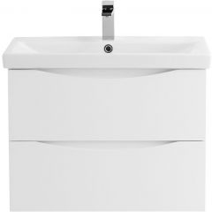 База под раковину подвесная BelBagno (Бельбагно) MARINO-CER с двумя выкатными ящиками Bianco Lucido 564x440x500 MARINO-CER-600-2C-SO-BL-P