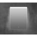 Зеркало BelBagno (Бельбагно) в алюминиевой раме с подсветкой с сенсорным выключателем SPC-UNO-600-800-TCH 600x50x800