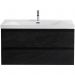 База под раковину подвесная Cezares (Цезарис) Molveno с двумя выкатными ящиками Nero 800x500x500 MOLVENO-80-2C-SO-NR