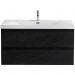 База под раковину подвесная Cezares (Цезарис) Molveno с двумя выкатными ящиками Nero 900x500x500 MOLVENO-90-2C-SO-NR