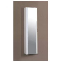 Пенал Cezares подвесной с одной распашной дверцей и наружным зеркалом, реверсивная 44713 Frassino bianco