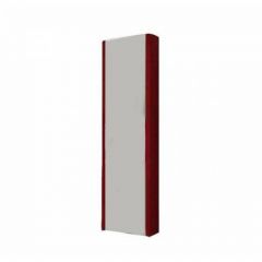 Пенал Cezares подвесной с одной распашной дверцей и наружным зеркалом, реверсная 44737 Rosso, 35х20х140 см