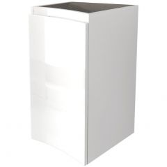Шкафчик подвесной Cezares Vague с одной распашной створкой, левый 44228 Bianco lucido, 34x41x55 см