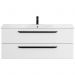 База под раковину подвесная Cezares (Цезарис) ECO-CER с двумя выкатными ящиками Bianco Opaco 1170x450x500 ECO-CER-1200-2C-SO-BO