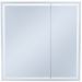 Шкаф-зеркало Iddis Zodiac с подсветкой 80 см ZOD8000i99