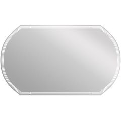 Зеркало Cersanit LED 090 Design 120x70 с подсветкой с антизапотеванием овальное (KN-LU-LED090*120-d-Os)