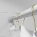 Набор колец для шторы в ванную комнату Iddis Optima Home цвет золотой RINMG00i15
